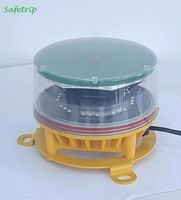 Luces LED para Helipuertos Ahorradoras de Energía e Impermeables, Baliza Blanca para Helipuertos con Larga Vida Útil y Excelente Rendimiento