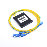 Boîtier en plastique ABS type SC-UPC, séparateur PLC de type cassette, équipement de fibre optique 1*4 1*8 1*16, séparateur PLC