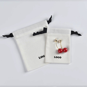 Bolsitas de Tela de Algodón Blancas, Pequeñas, Lindas y Económicas, con Cordón, para Empacar Joyería - Product Image 4