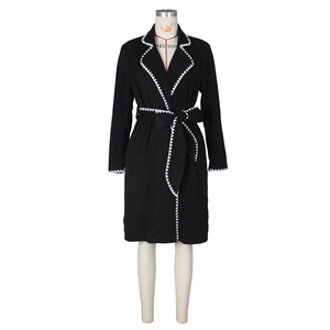 Solid Color Slim Ladies Woolen Coats for Women High Quality Trench Ladies Woolen Coat Loose Casual Heavy Woolen Jacket - Product Image 3