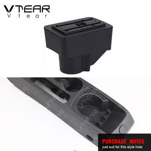 Boîte de rangement intérieure de Console <span class=keywords><strong>centrale</strong></span> d'accoudoir, organisateur de conteneur, accessoires de décoration de style de voiture pour Ford <span class=keywords><strong>Fiesta</strong></span> Mk7 <span class=keywords><strong>St</strong></span> - Product Image 2