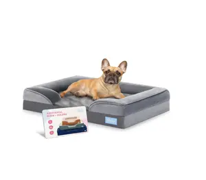 Sofa Dog Bed - Ultra Comfortable Dog Bed for Giant Dogs - Breathable & Waterproof Product- Egg Foam Sofa Bed with Neck Support