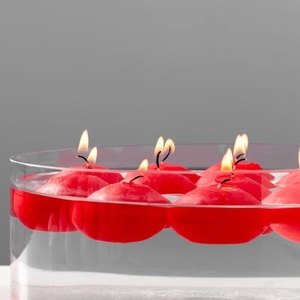 Bougies flottantes personnalisées en paraffine pour la décoration de mariage et les cadeaux de la Saint-Valentin (vente en gros) - Product Image 1