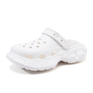 Women's Platform <b>Clogs</b> White Thick Sole 5Cm Breathable Non Slip Beach Shoes - Product Image 5