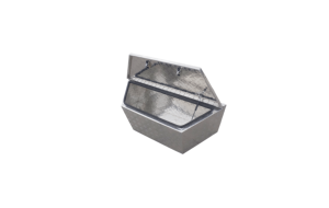 Boîte à outils pour remorque en tôle d'aluminium à motif chevron - Product Image 3