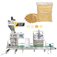 Haute popularité crème anglaise poudre PP sac ensacheuse détergent poudre mesure emballeur Machine amidon poudre pesant Machine de remplissage