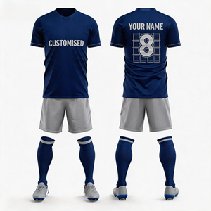 Ensemble de football d'été pour équipe nationale, modèle 2026 World Club, séchage rapide, respirant, coupe ample et courte, tenue d'entraînement - Product Image 1