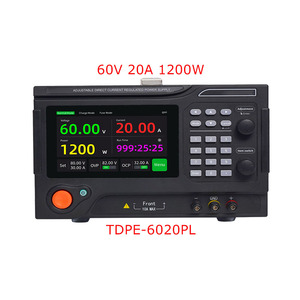 Alimentation électrique de laboratoire haute puissance TTLTES TDPE-6020PL 60V 20A, tension réglable, programmable, entrée 220V - Product Image 4