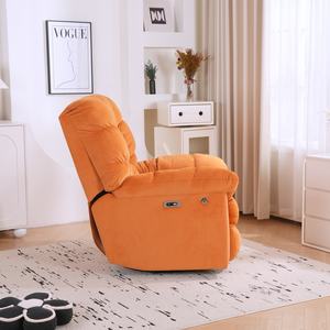 Cómodo y lujoso <span class=keywords><strong>sillón</strong></span> reclinable de ocio con asiento giratorio de 360 grados para la relajación del dormitorio de la sala de estar - Product Image 3