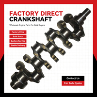 Suku Cadang Kendaraan 13408-30010 Crankshaft untuk Mesin Toyota 1KD Hilux Fortuner Prado Hiace OEM Crankshaft