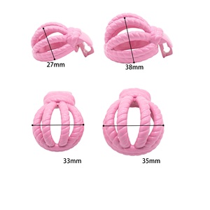 Nueva jaula de castidad impresa en 3D para hombres, jaula ligera y transpirable para pene, cuerda Sissy, arte moldeador, restricción Genital masculina, juguete sexual Gay SM - Product Image 4