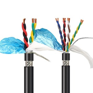 Cable de control de cadena de energía TRVVSP de cobre con núcleo de par trenzado blindado de PVC, altamente flexible, estándar nacional, 6 conductores, 300/500V - Product Image 1