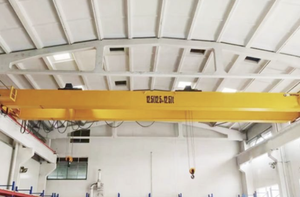 Pont roulant à double poutre de style européen, robuste, 10, 20, 50, 30, 40 tonnes, composants principaux : moteur, pompe, PLC, engrenages - Product Image 2