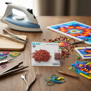 Perline Art Perler ILAN 5x5mm Marrone 500pz circa per lavori creativi - Product Image 3