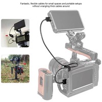 Câbles HDMI flexibles 4K 60HZ, adaptateur HDTV fin et léger vers Micro/Mini HDTV pour caméras et moniteurs