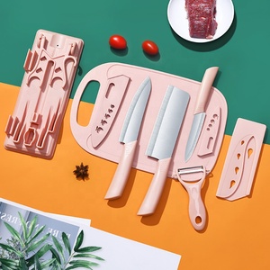 Set di <span class=keywords><strong>coltelli</strong></span> <span class=keywords><strong>in</strong></span> <span class=keywords><strong>ceramica</strong></span> speciale Set di <span class=keywords><strong>coltelli</strong></span> da taglio da cucina con manico <span class=keywords><strong>in</strong></span> plastica con blocco e portacoltelli - Product Image 5