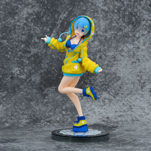 Figurines PVC Anime <span class=keywords><strong>Re</strong></span>:<span class=keywords><strong>Zero</strong></span> Rem & Ram - Ensemble de collection en pose assise avec pyjama, vente en gros, 2 figurines d'anime pour la vente au détail - Product Image 4