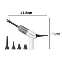 Aspirateur à air sec rechargeable par USB, portable, avec moteur sans balais, pour voiture, maison et extérieur