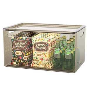 <span class=keywords><strong>Caja</strong></span> de Almacenamiento de Escritorio YHYP, Organizador de Cosméticos, Mascarillas Faciales y Refrigerios, Plástico Transparente, Apto para Lavavajillas, Plegable, para el Hogar - Product Image 5