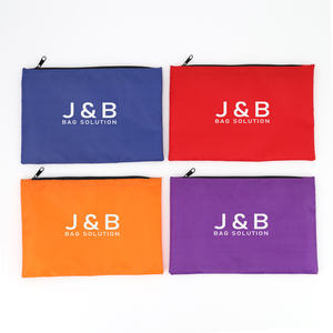 Üretici özel ucuz ambalaj poşet çanta fermuarlı şirket logosu baskılı promosyon organizatör çanta - Product Image 3
