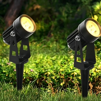 Nouveaux projecteurs solaires transfrontaliers pour pelouse ; Lampes LED d'extérieur quatre-en-un haute luminosité pour cour ; Éclairage paysager RGB pour arbres IP65