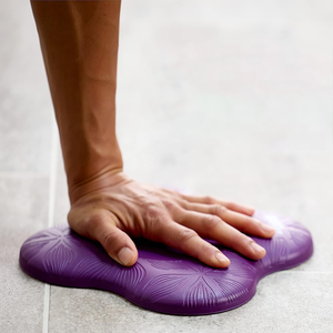 Lot de 2 genouillères de yoga – Coussinets antidérapants portables en silicone pour genoux, coudes, mains – Soutien pour le yoga, le Pilates et la méditation des enfants - Product Image 2