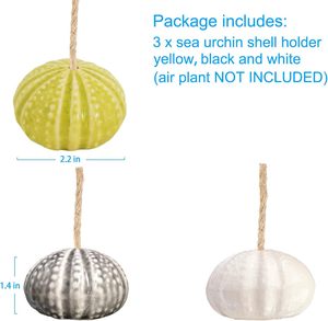 Support de plante suspendu en céramique pour plantes aériennes, design de dessin animé, pot de fleurs pour jardin d'intérieur, support suspendu parfait pour les plantes aériennes - Product Image 2