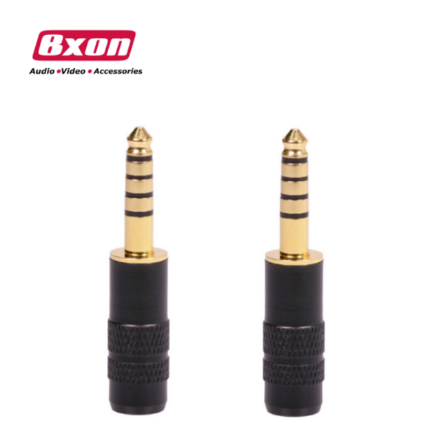 Gold Plated 4.4mm 5 Poles Male Full Balanced Headphone Plug
