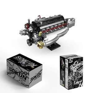 PB PB8814 2026 Nouveau Kit de Modèle de Moteur 2JZ-GTE Assemblé, Ornements à Petites Particules, 974 Pièces, Ensembles de Blocs de Construction, Jouet <span class=keywords><strong>pour</strong></span> Enfants, Cadeau - Product Image 6