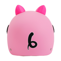 Nouveau style PP PC casques de sécurité de moto pour enfants doublure amovible demi-visage moto modulaire Scooter casque été cyclisme