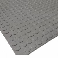 Revêtement de sol industriel en PVC antidérapant R9, résistant à l'usure de classe T, ignifuge B1, pour chariot élévateur 15 tonnes, AGV, entrepôt, sur mesure