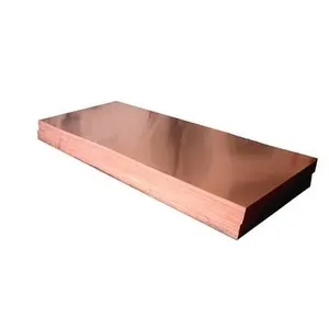 Placa de hoja de cobre de cátodo de cobre puro, promocional, de alta calidad, 99.99%