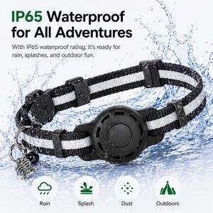 JNLIK ปลอกคอ GPS สำหรับแมวอัจฉริยะ IPX7 กันน้ำ ตัวติดตามบลูทูธ ติดตามแบบเรียลไทม์สำหรับการตรวจสอบสัตว์เลี้ยงแอนดรอยด์ - Product Image 6