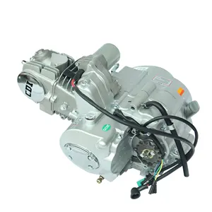 CQJB عالية الجودة للدراجات النارية محرك 125CC 3 + 1 داخل عكس الفضة دراجة نارية تجميع المحرك