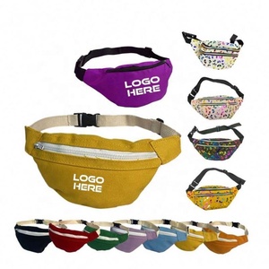 Promoción Unisex poliéster personalizado grande Crossbody Fanny Pack cierre de cremallera bolsa deportiva con función a prueba de agua viaje correr - Product Image 1