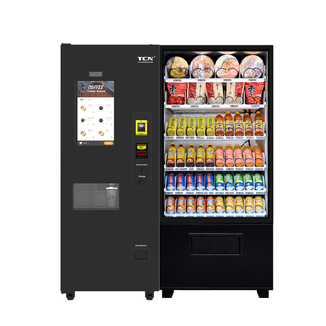 TCN Coffee Vending Machine Coin Operated Snack and Beverage Multipurpose Automatic Vending Machines Factory