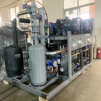 Équipement de refroidissement industriel automatique, personnalisé, durable, à faible bruit, à vis, refroidi par eau, pour processus d'usine