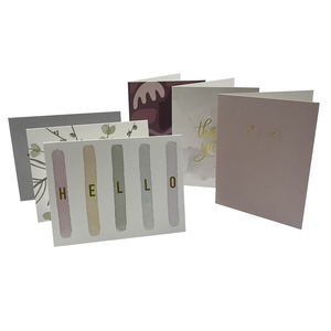 Tùy Chỉnh Sang Trọng Mù Vàng Lá 3D Dập Nổi Thiệp Chúc Mừng Cảm Ơn Bạn Thẻ In Ấn Cứu Trợ Logo Gấp Thẻ Chăm Sóc - Product Image 5