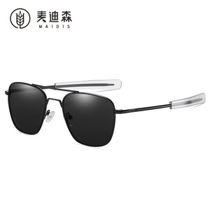 Maidis Aviator Sunglasses Gold Metal Frame Polarized TAC Lens UV400 Men Driving Sun Glasses - Product Image 5