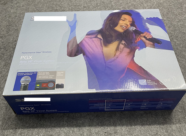 PGX24 Wireless Microphone - BETA58A Outdoor KTV Live Streaming One-Handed Portable Wireless Microphone