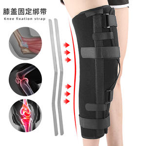 Sortie d'usine Sports Sécurité Respirant Soutien Stabilité <span class=keywords><strong>Genou</strong></span> protection Jambe Fixation Sangle Attelles Formation Équipement De Protection - Product Image 2