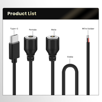 Connecteur magnétique 2 broches avec fil, câble de charge magnétique Type-C 12V pour appareils électroniques