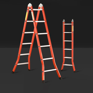 Échelle pliante en fer en forme de A, hauteur extensible <span class=keywords><strong>3m</strong></span>, capacité de charge 150kg, échelle télescopique multifonctionnelle pour l'escalade - Product Image 2