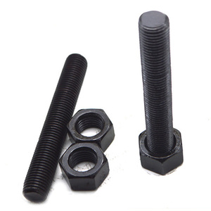 Mạ kẽm 304 thép không gỉ <span class=keywords><strong>Threaded</strong></span> <span class=keywords><strong>Rod</strong></span> đầy đủ màu đen Stud Bolt Hex Nut b18.2.1/b18.2.2 <span class=keywords><strong>ASTM</strong></span> <span class=keywords><strong>A193</strong></span> lớp <span class=keywords><strong>B16</strong></span> thép carbon - Product Image 4