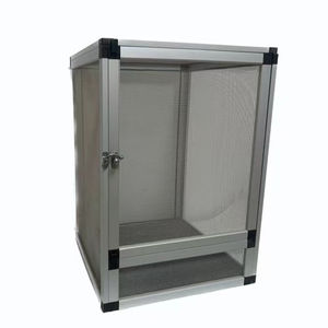 60x60x120cm toptan sürüngen kafes, tam örgü, PVC, akrilik teraryum desteği özelleştirilmiş - Product Image 3