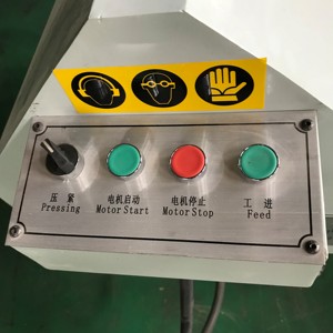 High Precision and Efficiency 1.5KW Window and Door PVC UPVC Frame Angle Saw V Cutting Machine - Product Image 3