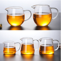 250ml verre borosilicate clair Gong Dao Bei pichet à lait Gong chinois Kung Fu thé équité tasse partage pichet en verre