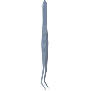 Pince dentaire industrielle haut de gamme en acier inoxydable, finition soignée, forceps incurvés dentelés, pince dentaire angulaire pour usage médical - Product Image 5