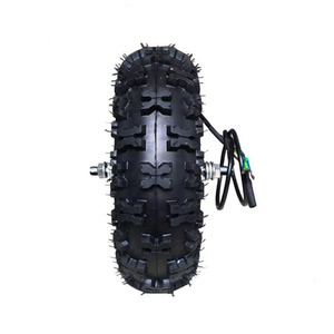 Rueda de motor de buje reversible sin engranajes y sin escobillas de 13 pulgadas, doble eje, 250W-1000W, 24V/36V/48V, impermeable, con sensor Hall - Product Image 1