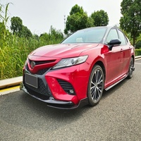 Spoiler de pare-chocs avant Welta, noir brillant, sans perçage, étanche, ajustement direct, garniture extérieure avant pour Toyota Camry 18-20